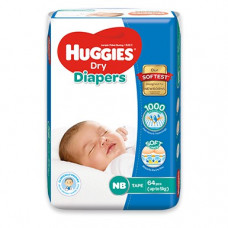 Huggies Newborn Belt Diaper 0-5 Kg - 64 Pcs (Malaysia)